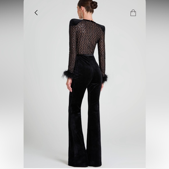 MONIQUE BLACK JUMPSUIT - Picture 2 of 7